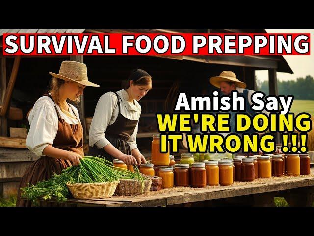 15 Survival Foods The Amish Preppers Stockpile! - YOU SHOULD TOO!