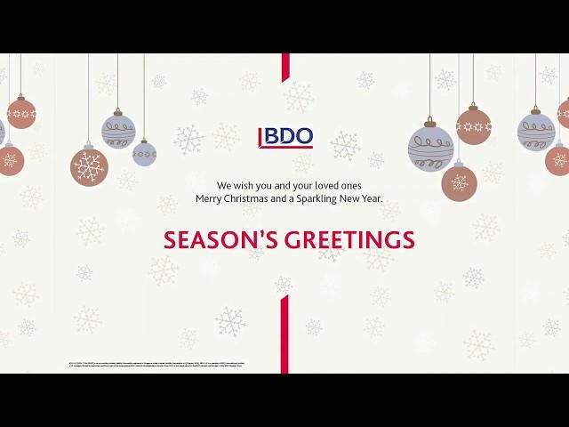 Season's Greetings from BDO LLP Singapore