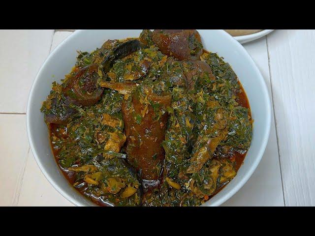 How to cook Ugu & Uziza soup. The deliciousness of this soup is on another level. 