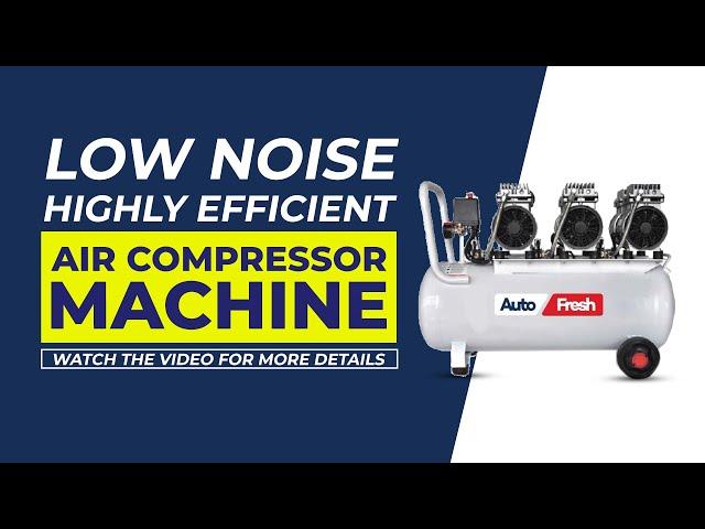 Low Noise Air Compressor Machine For Car Wash -  AutoFresh