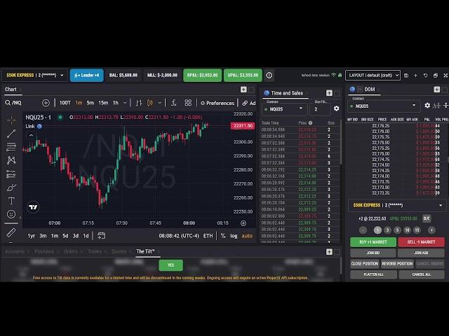 Funding Futures Trading Live Nasdaq NQ 6/23/25 6:00 PM