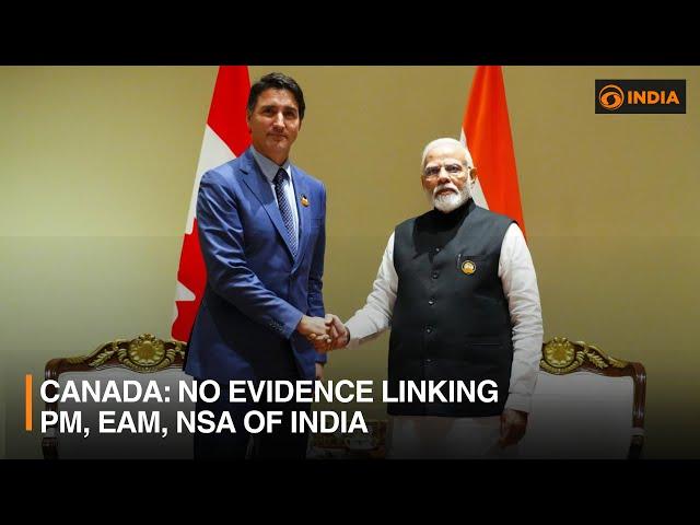 Canada: No evidence linking PM, EAM, NSA of India || News Hour