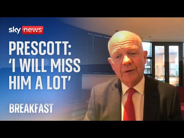 John Prescott: 'We had a really good relationship off camera', Lord Hague says