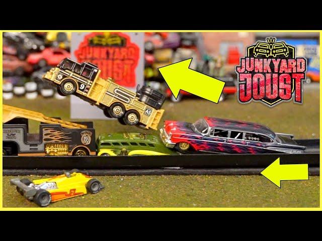 50 Cars Wreck Each Other | Junkyard Joust Main Event 2