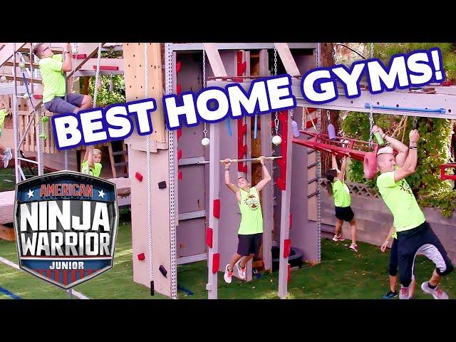 10 AMAZING BACKYARD NINJA GYMS! | American Ninja Warrior Junior | Universal Kids