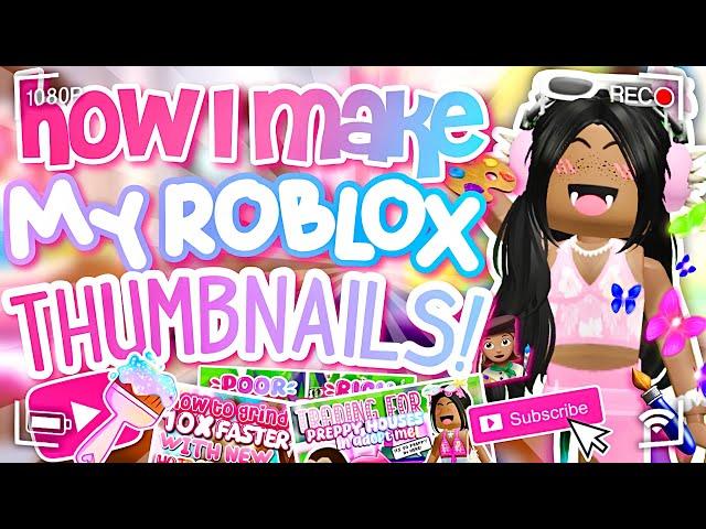 HOW I MAKE MY ROBLOX THUMBNAILS!! *MOBILE TUT*