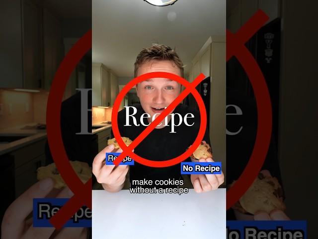 Making cookies without a recipe!