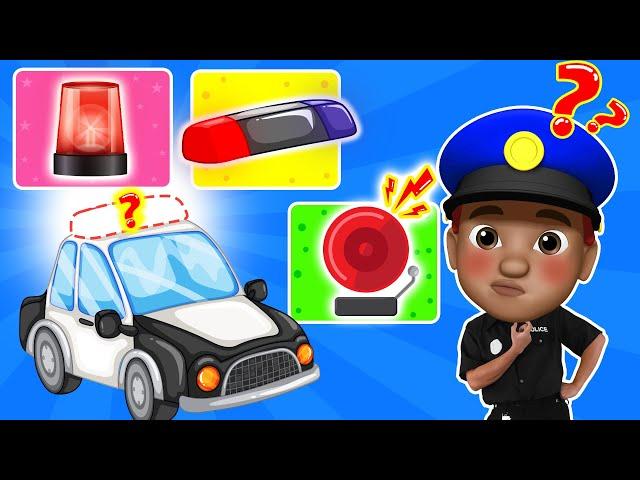 Where Is My Siren Song!    Police Car Song | Me Me and Friends Kids Songs