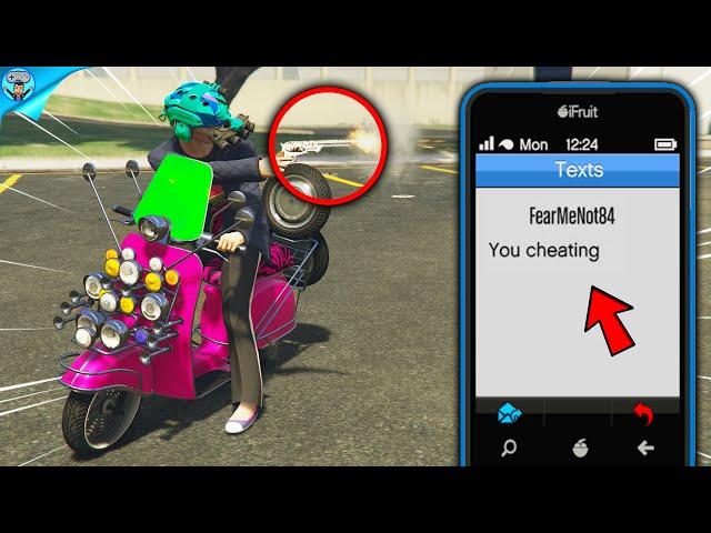 He thought I was cheating because of this TRICK! - GTA Online