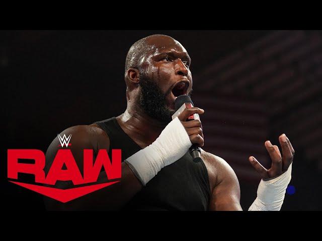 Omos vs. Apollo Crews & Commander Azeez – 2-on-1 Handicap Match: Raw, March 21, 2022