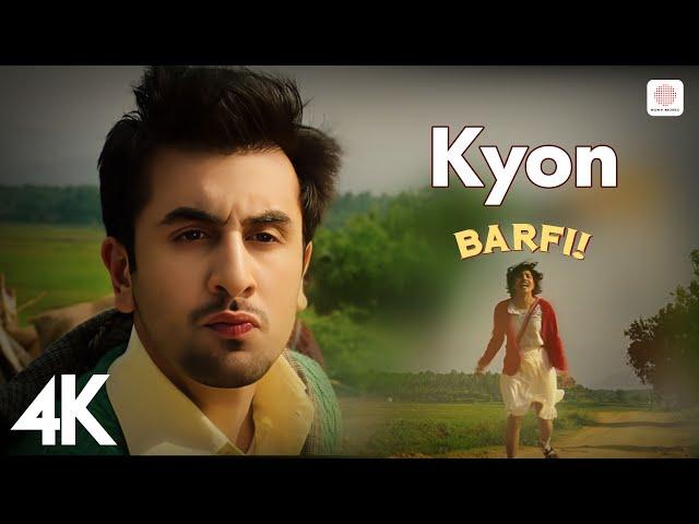  Kyon | 4K Video | Barfi | Pritam | Papon | Sunidhi Chauhan | Ranbir Kapoor | Priyanka Chopra 