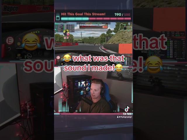 What was that sound! #iracing #bathurst #simracing #crash #funny
