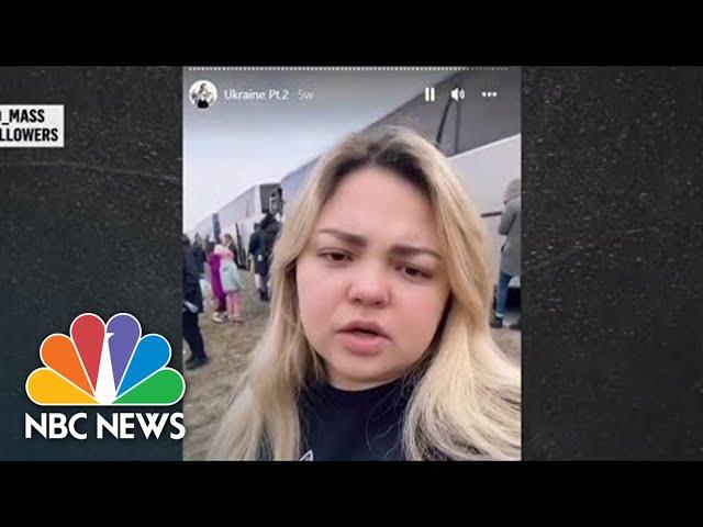 American Instagram Influencer Documents Her Escape From Ukraine Online