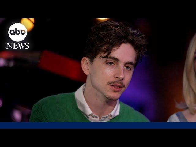 Timothée Chalamet on learning guitar, embodying Bob Dylan in biopic