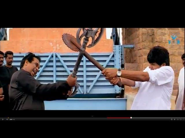 Singamalai Bramhi Vs Vikramarkudu Ali Superb Comedy Fighting - Maa Nanna Chiranjeevi