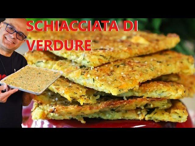 SCHIACCIATA CROCCANTE DI VERDURE  ricetta della schiacciata