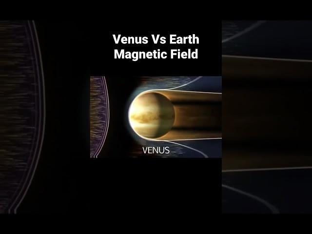 Venus vs. Earth: Magnetic Fields against Solar Radiation