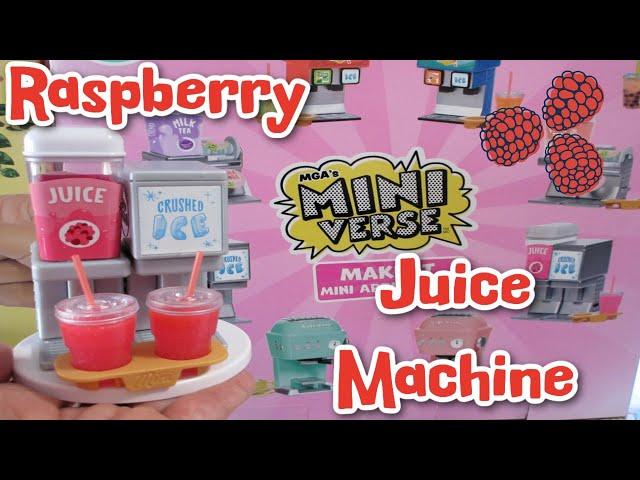 Miniverse Make it Mini Appliances Raspberry Juice Machine!!