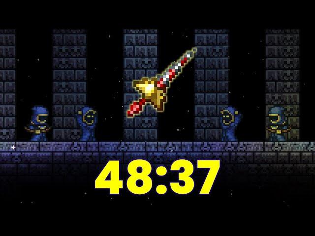 Terraria - Classic Moon Lord Speedrun in 50 Minutes (Random Seed, NMA) [WR]