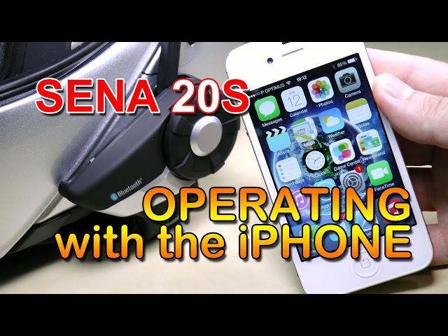 SENA 20S - Operating with the mobile phone