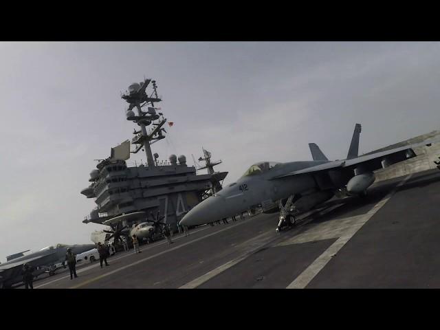 First Person View of Navy Catapult Launch