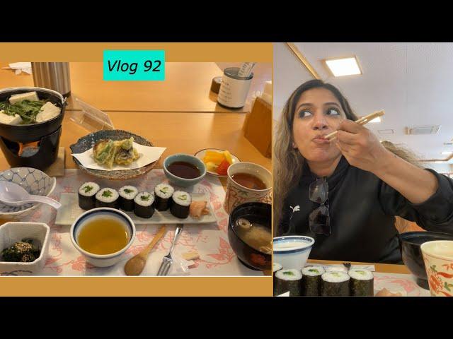 Japan Vlog || Authentic Japanese Lunch at Nantan, Kyoto || Mousumi Bangladeshi Canadian Vlogger