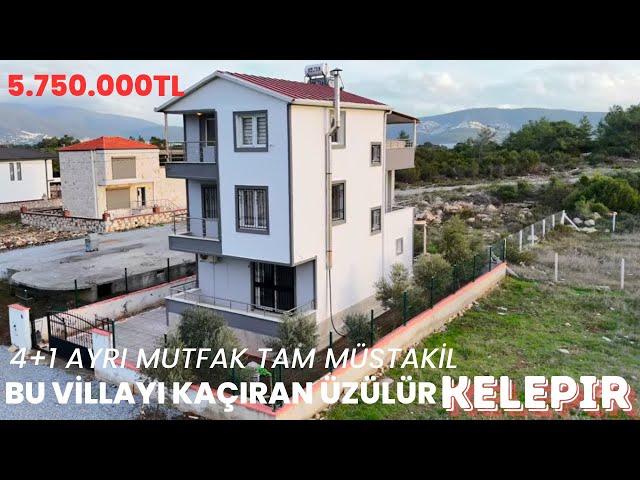 Akbük fevzipaşa mevkiinde 4 + 1 tam müstakil ayrı mutfaklı fırsat fiyata villa 5.750.000