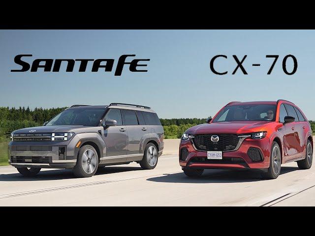 Hyundai Santa Fe OVER Mazda CX-70? The Battle No One Asked For.