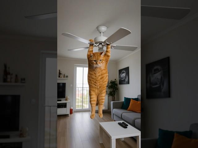 Cat is huge fan of the fan. #shortsfeed #viralvideo #viralshorts #funnyanimal #cat #catlovers #cute