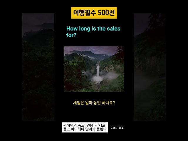여행필수영어 29 #영어회화 #세계여행 #영어공부