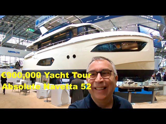 €900,000 Yacht Tour : Absolute Navetta 52