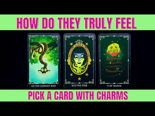 ️HOW DO THEY TRULY FEEL? IS IT MUTUAL|CHARM|TAROT PICK A CARD