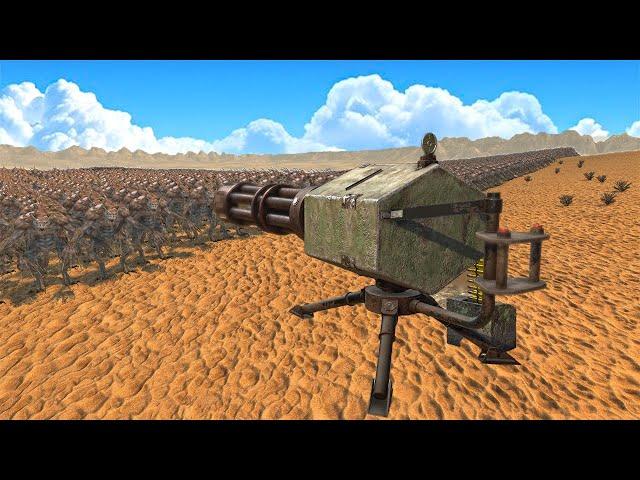 Voxel Minigun, dreadnought & T800 Terminator vs 2.6 Million Monster ARMY !! UEBS 2