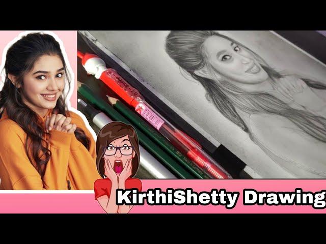 #Uppena  Kirthi Shetty Drawing _ Sivanagaraj Art