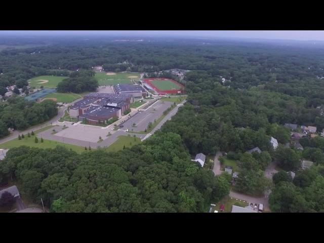 Reading MA Drone Video - Reading Memorial High School - Reading Water Tower