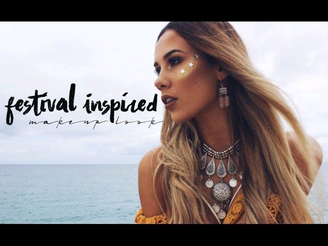 Festival/Coachella Inspired Makeup Look + Accessories | Rahnee Bransby