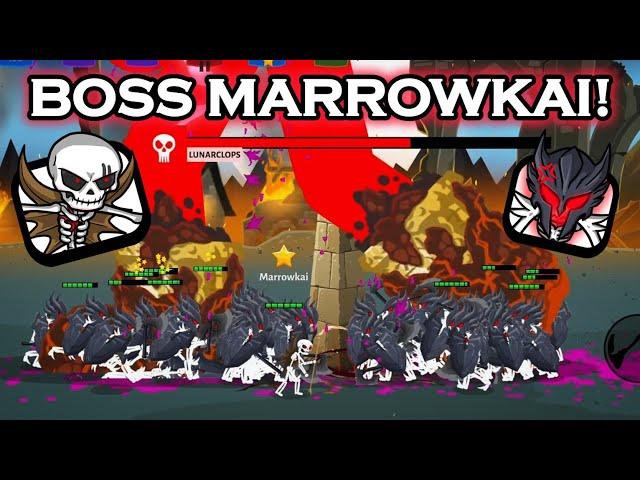 New Lore Accurate Boss Marrowkai Vs General Wrathnar & Final Boss! Stick War: Saga Campaign Mod Menu
