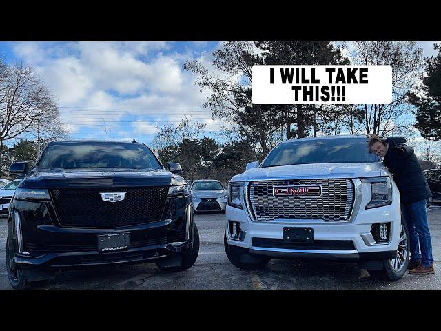 2021 Cadillac Escalade vs 2021 Yukon Denali, here's why I would take the Yukon Denali.