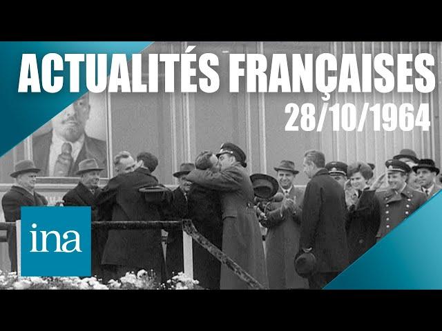 Les Actualités Françaises du 28/10/1964 : Les hommes de l’espace soviétiques | INA Actu