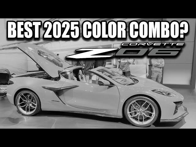 2025 C8 Z06 with NEW Wheels & Crazy Color Combo!