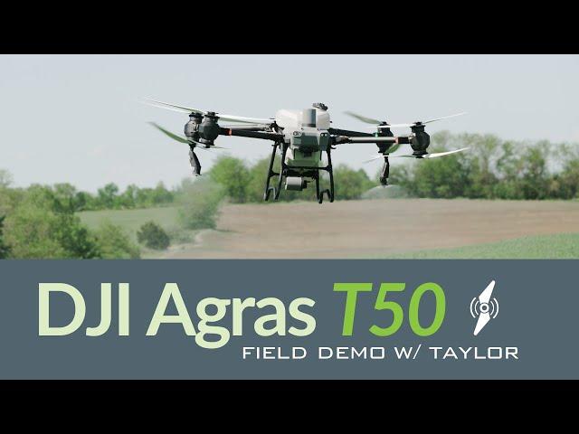 DJI Agras T50 Full Spraying Demo | DJI Agras T50 | Agri Spray Drones