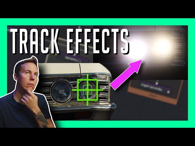 How to Track Effects to Footage in DaVinci Resolve - Fusion Beginner Tutorial