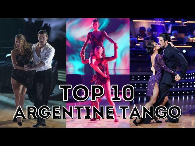 My Top Ten Argentine Tango Dances on Dancing With The Stars