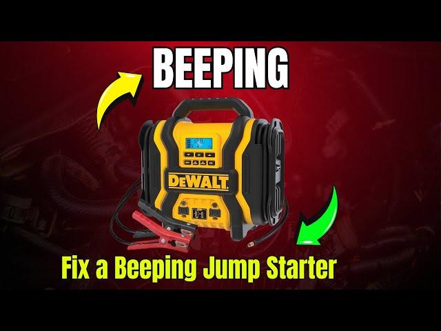 Why is My Jump Starter Beeping ? Fix a Beeping Jump Starter ||