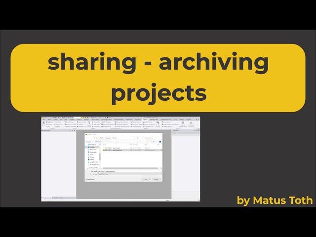 Archive project - Trimble Business Center - sharing files