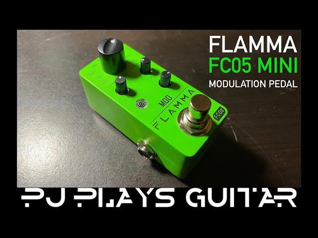 Flamma FC05 Mini Modulation Pedal Demo and Review