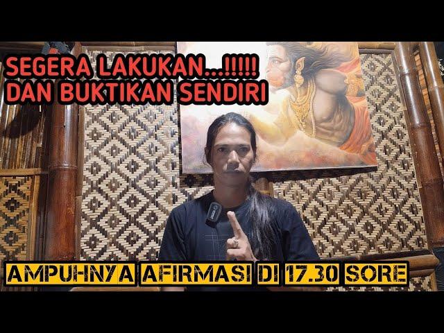 LAKUKAN SETIAP JAM 17.30 DAN BUKTIKAN KEAJAIBANNYA