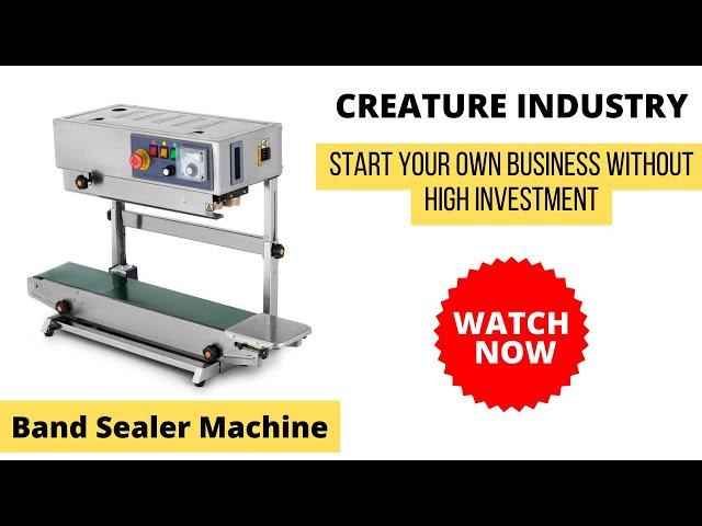 Band Sealer Machine | Band Sealer Machine in Lucknow | pouch sealing machine | Creature Industry