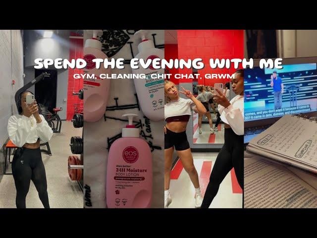 VLOG  : gym, chit chat, cleaning, & grwm + more