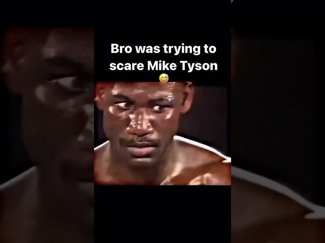 Bro Was trying to scare Mike Tyson 